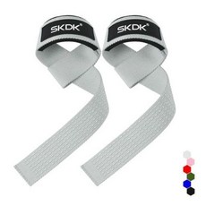 브랜드없음 훈련 손목 역도 근력 피트니스 그립 밴드, 1개, grey 1 pair
