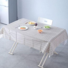 방수테이블보 차박준비물 4인식탁보 감성캠핑테이블보, 핑크, 핑크