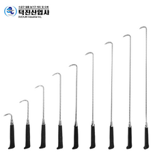 새롬 덕진일자형다용도갈고리 갈고리 화물용 상하차갈고리 (5종선택), 일자형갈고리(43cm)