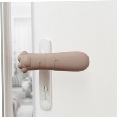 문고리 문손잡이 보호 안전 손잡이 문콕방지 커버 덮개 4p 79000EA 1EA, 브라운 4개입_x000D_