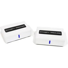다이너스티 프로오디오 WSA-5TR-V2 무선 오디오 어댑터서브우퍼 키트1TX+1RX 초저지연 듀얼 밴드 5.25.8GHz 파워 서브 및 액티브 스피커를 갖춘 TVPC용 간편한, White