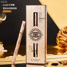 DFMEI KEOU渴歐黑色眼線筆眼線液筆防水細頭順滑流暢持久不脫色, 1個, 卡琪麗0017:如圖