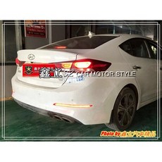 ELANTRA 17-18年 呼吸款 LED 跑馬 流光 後保桿燈, 1個