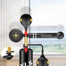 복싱 펀치 연습 회전 복싱바 샌드백 스탠딩 훈련 권투 기계 펀치볼 1. 2세대 블루, 2. 2세대 핑크