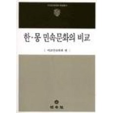 한.몽 민속문화의 비교, 민속원, 비교민속학회