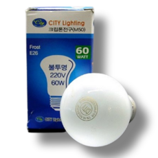 전구용 60W 백열클립톤, 전구색, 1개