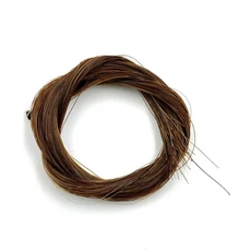 1 행크 7g 활 머리 비올라 바이올린 첼로베이스 활 AAA 시베리아 말꼬리 화이트 블랙 브라운 천연 포니 테, 14 7g (82-85cm) brown