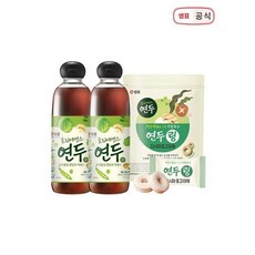 하프클럽/샘표 연두 순 830ml 2병+연두링 다시마표고야채 80g 증정, 2개