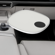 메바하트 차량용 360도 회전 식탁 멀티 테이블, 화이트(White), 1개