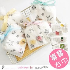 台灣尚勇 嬰幼兒6層精梳紗布小方巾32x34 三件組【2E111G006】