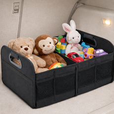 데이아스 다용도 폴딩형 접이식 자동차 트렁크 정리함, 블랙