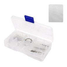 라피던트 DIY 안경 수리 키트 코받침 나사 드라이버 안경수리 공구 세트 (안경닦이 포함), 1개