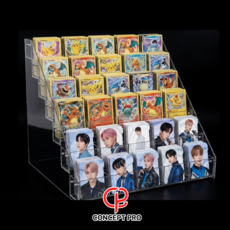 포토카드보관함 포켓몬카드 보관 슬리브 전시 포카 투명, 7단