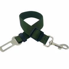 강아지안전벨트 충격방지 애견차량안전벨트 고탄력 튼튼한 강아지안전벨트시트, 다크 그린, 32-62센티미터