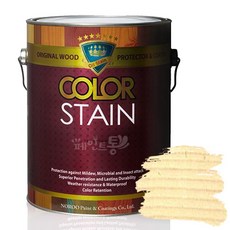 노루페인트 올뉴 칼라 오일 스테인 1.9L, 1개, 화이트