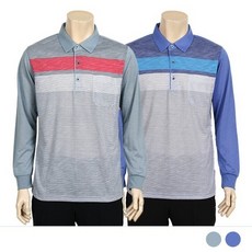 긴팔 카라넥 남성 의류