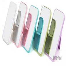 접이식 사각 스탠드 탁상거울 화이트 대 책상거울 미