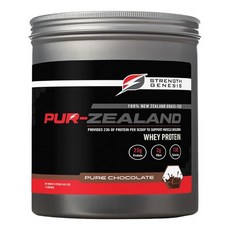 Strength Genesis Pur Zealander 목초 사육 유청 단백질(초콜릿), 초콜릿, 1개, 451.5g