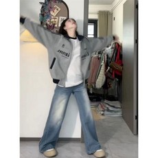 三條槓運動立領衛衣外套女春秋季情侶款百搭開衫夾克上衣