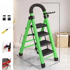 강철 사다리 실내 접이식 계단 캠핑 야외 테이블, 1개, 16. 4단 친환경 에스컬레이터