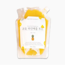 [아이스박스+드라이아이스포함] 느루 파인애플주스 과육100%, 1kg, 10개