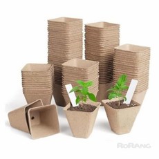 로랑마켓 육묘 네모 컵 8cm 씨앗포트