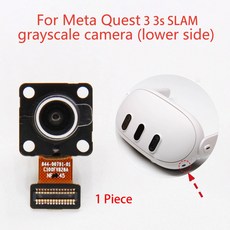 컨트롤러 하우징 쉘 카메라 조이스틱 전원 이어폰 위치 파악 플렉스 케이블 금속 버클 렌즈 OculusQuest 3 VR용, bottom camera