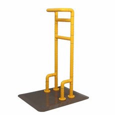 침대 안전 난간 핸드레인 가드 손잡이 어르신 요양 보조, 일반 침대 옆 팔걸이, 노란색 흰색