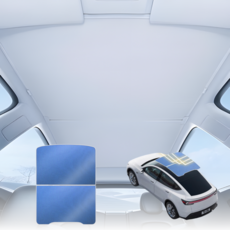 킵틸 테슬라 모델Y 주니퍼 전용 호환 썬쉐이드, 1세트, 주니퍼 썬쉐이드 블루