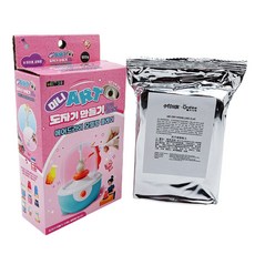 토이즈데이 에어드라이 모델링 클레이 미니 ART 도자기 만들기 리필 점토, 1개, 500g, 화이트