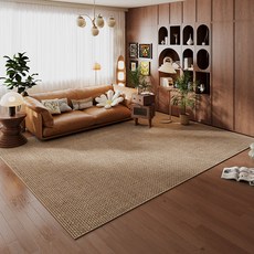 LUNOO 카페트 세탁기로 가능 사계절 고급 침실 카펫 층간소음방지 매트 먼지없는 미끄럼방지 현관 식당 거실 러그