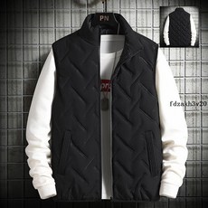 男士馬甲背心秋冬新款羽絨棉加厚保暖外套