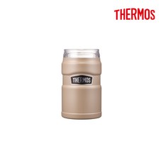 THERMOS 써모스 ROD-002K 트래블킹 2way 보냉보온 맥주캔 텀블러 뚱캔홀더 맥주쿨러, 샌드블랙(SB)