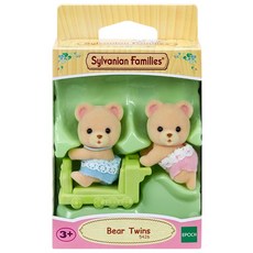 실바니안패밀리 곰 쌍둥이 피규어 5426, 1개