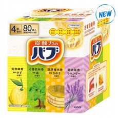 花王 BUB 碳酸泡澡錠 40公克 X 20入 X 4盒 (效期至2027年), 1個