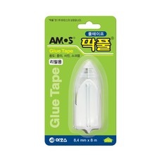 아모스 딱풀테이프 리필 8.4mm x 8M, 3개
