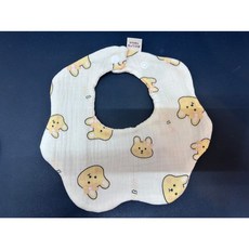 花瓣圍兜兜 純棉 六層紗 口水巾, 詳見包裝, 詳見包裝, 口水巾-兔兔/現貨