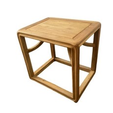 나무벤치 원목 야외 스툴 빈티지 의자 엔틱 식당 공원 긴 80x30x45cm 벤치의자, 새로운 중국식 사각형 의자, O. 새로운 식 사각형 의자