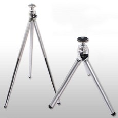 3단 미니 삼각대 휴대용 셀카 디카 거치대, 1개
