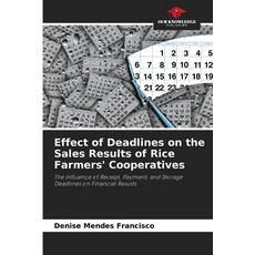 (영문도서)Effect of Deadlines on the Sales Results of Rice Farmers' Cooperatives Paperback, Our Knowledge Publishing, English, 9786202377935