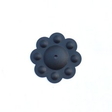 옛날국화꽃장식 6-8 블랙 지름42mm, 1개