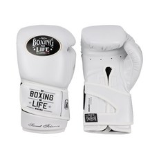 古川小夫 NO BOXING NO LIFE 拳套 Sweet Science系列 拳擊 泰拳 拳擊手套 白, 1個