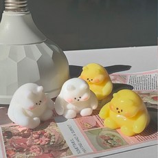 網紅捏捏樂解壓玩具 特大號蛋糕造型 可愛兒童生日禮物 - 嚴選質量, 1個, 蜂蜜小熊（奶白色)