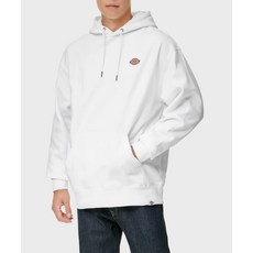 [국내 매장품] DICKIES 플리스 릴렉스드 후드 티셔츠 White 200205