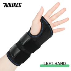 손목 터널 완화 야간 지원을위한 1PCS 버팀대 3 스테이가있는 조정 가능한, 01 Left hand, 1개