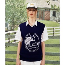 23.65 ESAMUGO V-KNIT VEST NAVY