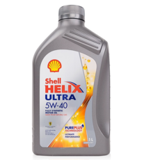 Shell 殼牌 Helix Ultra 5W40 全合成機油 PUREPLUS技術 API SP 庫柏蒂諾, 1個