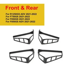 호환 바이크 오토바이 방향 지시등 LED 조명 보호 커버 BMW R1250GS R 1250 GS LC 어드벤처 ADV F750GS F85, 01 Rear Front  4pcs