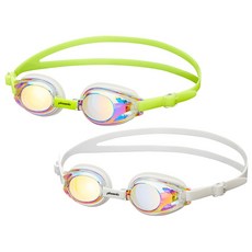 피닉스 아동미러수경 PN-505JM 2개 SET, 라임+화이트