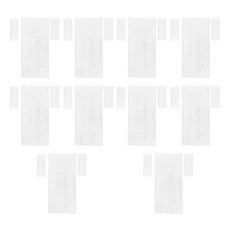 10 조각 수제 DIY 플라스틱 메쉬 캔버스 시트 가방 만들기 액세서리, 하얀색, 1개